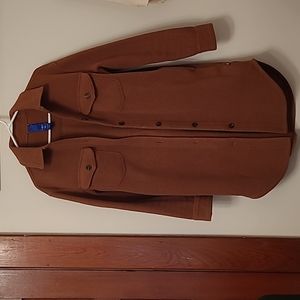 Kit and Ace hygge fleece long shirt jacket